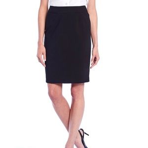 Calvin Klein Luxe Pencil Skirt (Black) NWOT